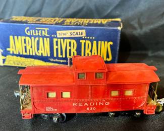 Antique Gilbert American Flyer trains, tracks, original boxes, instruction manual
Vintage Tyco trains, in boxes
Lionel trains
