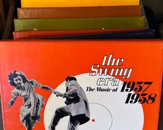 Vinyl records with an emphasis on Big Band