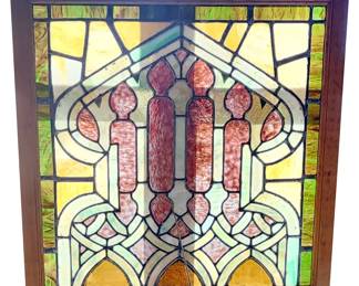 Stained glass window