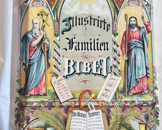 1882 A.J. Holman & Co. German illustrated Bible
