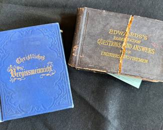 Antique books, manuals