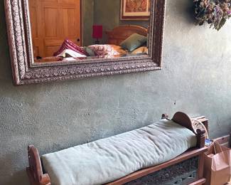 Mirrors, Mexican benches