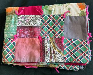 Vintage quilt fragment