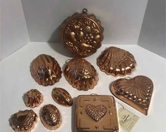 Copperware Molds 