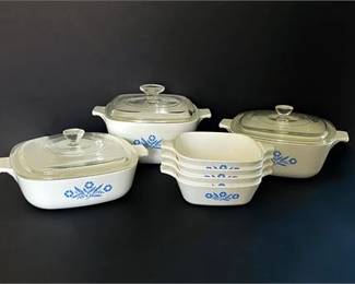 Corningware Blue Cornflower Collection 