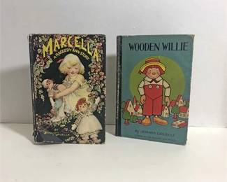 1927 Wooden Willie Book 1929 Marcella A Reggedy Ann Story Book 