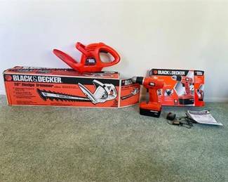 lack Decker Trimmer  Cordless Drill 