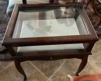 $145~ SMALL CURIO TABLE 