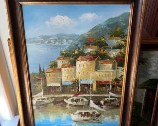 ITALIAN OIL ON CANVAS 