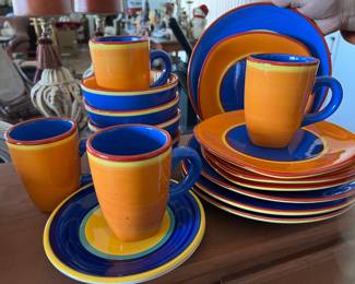 $165~ FOUR  PIECE PLACE SETTING DANSK CARIBE BAHAMA