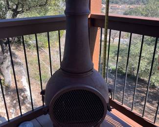 $225~ CAST IRON  CHIMENEA 