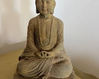 $58~ MEDITATING  BUDDHA STATUE ~ 15"HT 