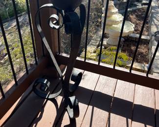 $68 ~ ANTIQUE IRON PLANT STAND 