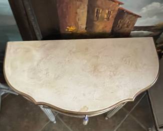 $290~ FRENCH PROVINCIAL VANITY WITH MIRROR