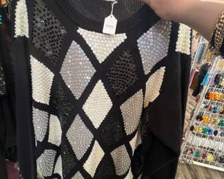 Vintage sequins sweater