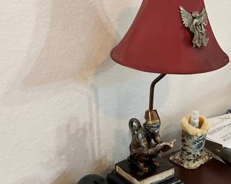 Monkey lamp $35