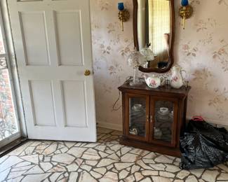 Foyer Cabinet and Mirror