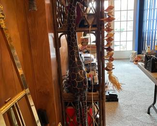 Large Wooden Giraffe 