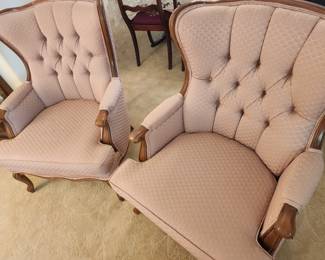 Pair Vintage French Style Chairs