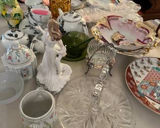 Assorted Porcelain and Glassware