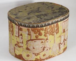 26:C1830 American Coach Scene Bandbox