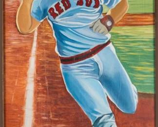 85: McCoy Stadium Marty Barrett Monumental Mural