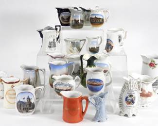 64: Mendon Historical Soc. Souvenir Pitcher Collection