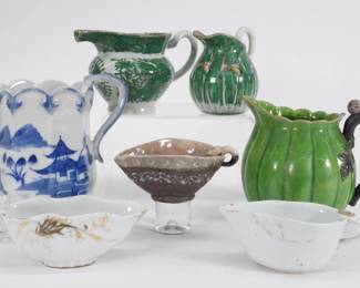 71: 7PC Chinese Export Porcelain Ceramic Creamers