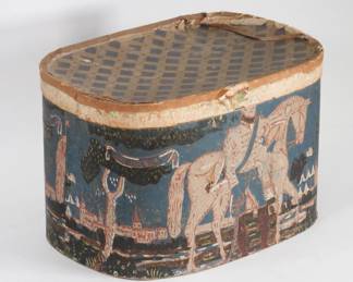 27:Circa 1850 Andrew Jackson Bandbox