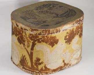 22:C1830 American Yellow Squirrel Bandbox