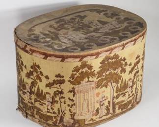 23:C1810 American Neoclassical Garden Bandbox