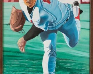 100: McCoy Stadium Bruce Hurst Monumental Mural