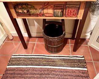 Cute side table and decor