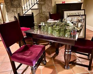 Pub table and chairs