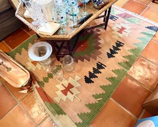 Coffee table and various decor