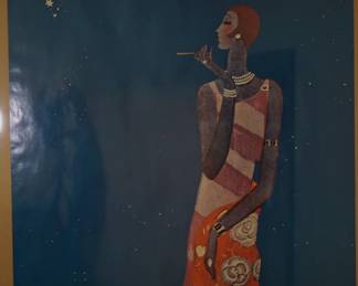 Vintage Framed Vogue poster