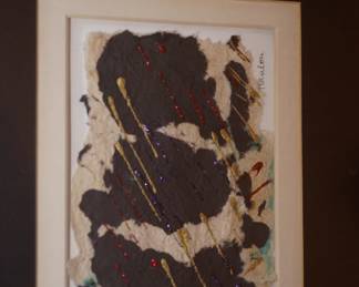 Signed Hanlon aquatint