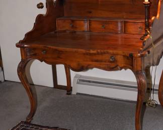 Italian writing desk. rustic look of good design