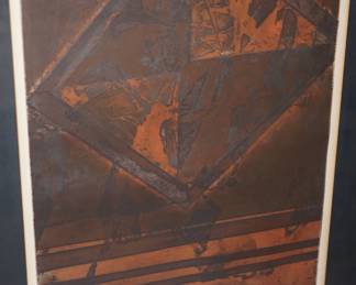 Jennifer Dickson 1965 signed Aquatint. South African recognized print maker artist