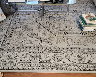 Machine made area rugs