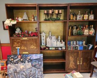 Asian Inspired Bookcases