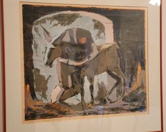 Syd Fossum Framed Artwork .