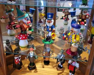 Steinbach Smokers. Reflections of Christmas Snowflake Santa's. Most with their original boxes.