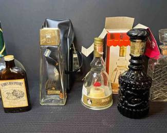 Decanters and Liquor Bottles