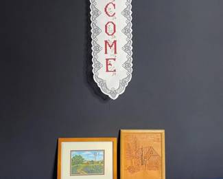 Japanese Wood Framed Bear