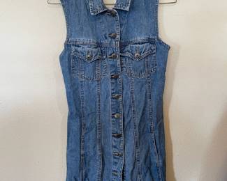 Denim Halter Vest