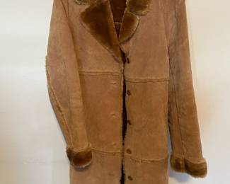 1960's Women's Brown Suede Leather Duster