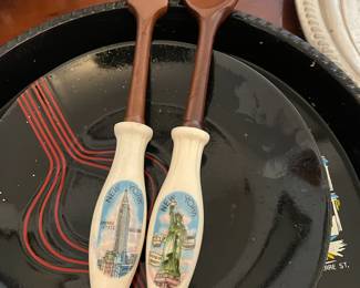 Midcentury New Your Souvenir Fork & Spoon