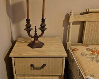 Pair of Matching Nightstands, and Queen Bed