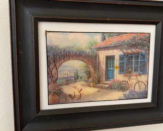 Framed French Country House Print